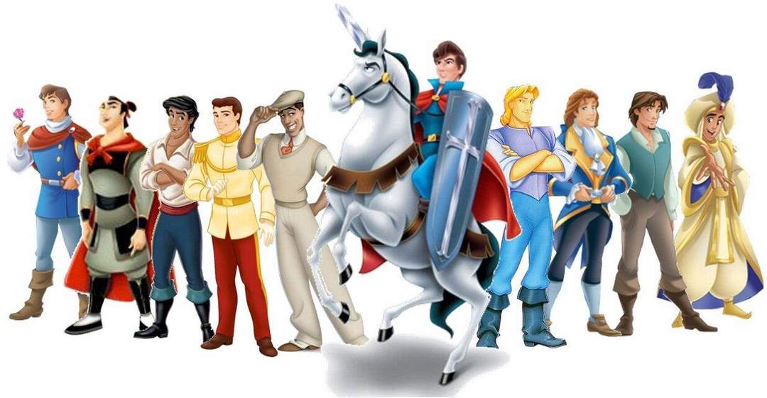 Những chàng hoàng tử xuất hiện trong phim hoạt hình Disney