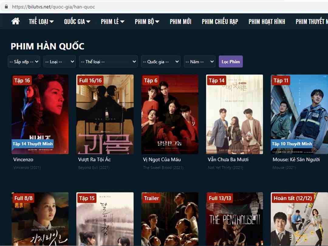 Tổng hợp những website uy tín nhất để xem phim Hàn Quốc